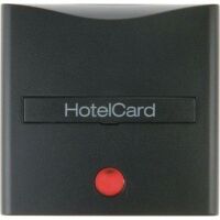 Berker HOTEL-CARD.AUFS.AUFD.LINSE ROT (16401606  ANTHR.MATT)
