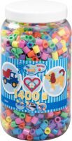 Malte Haaning Plastic A/S Hama® Bügelperlen Maxi - Pastell Mix 1400 Perlen (6 Farben) in Aufbewahrun
