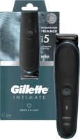  Gillette Intimate Trimmer i5 für den Intimbereich für Männer, wasserdicht 
