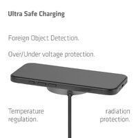 Club 3D Club3D Ladegerät wireless Qi2 USB-C 25Watt,  schwarz retail (CAC-3027)