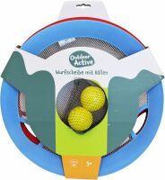 VEDES Großhandel GmbH - Ware Outdoor active Wurfscheibe mit Bällen, 4-teilig