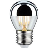 Paulmann LED LAMPE 400LM E27 827 4,8W (RINGSPIEGEL SILB.DIM)