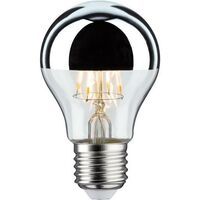 Paulmann LED LAMPE 580LM E27 827 4,8W (KOPFSPIEGEL SILBER)