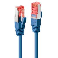 LINDY Cat.6 S/FTP Kabel, blau, 0,5m Patchkabel (47716)