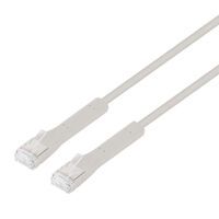 INTELLINET Cat6a F/FTP FlexiBoot Slim Patchkabel 0,5m grau 10G 500MHz LSZH Kupfer Litzendraht äusser