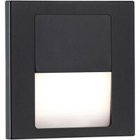 Paulmann WAND EBL SET 1X1W LED (TSARO ECKIG SCHWARZ)