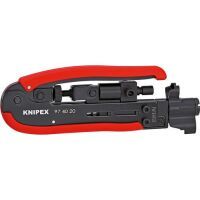 KNIPEX 97 40 20 SB - Black,Red - BNC,F-type,RCA - 175 mm - 430 g