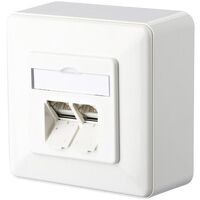 METZ CONNECT 130C380002-I - RJ-45 - 6a - White - 85 mm - 43 mm - 85 mm