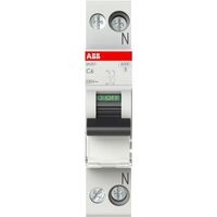 ABB Leitungsschutzschalter SN201 C6 C6A1polig+N 6ka