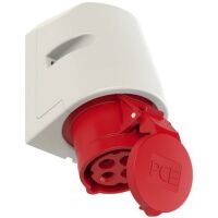 PCE CEE WANDSTECKD. 4P 16A 400V (114-6)
