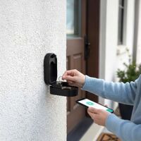 Nedis SmartLife Schlüsselsafe / Bluetooth® / Aussenbereich / Ziffer / IP65 / Schwarz