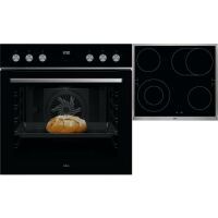 AEG HERDSET CERAN (OU5PE42AB+HE604060XB)