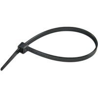 Multipack 100 Stück Haupa Kabelbinder 200x2,5 mm Nylon schwarz UV-beständig