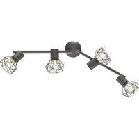 Honsel DECKEN/WANDLEUCHTE 3XE14 40W (RAN DRAHT GRAU)