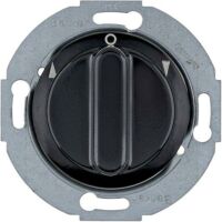 Berker Jal- 381113Drehsch 1p Z-St 1930/Glas schw