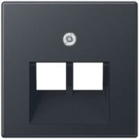 JUNG A 569-2 BFPLUA ANM - Anthracite - Thermoplastic - JUNG - UAE 2 x 8 UPO - UAE 8-8 UPO - UAE 8-8 UPOK6E - UAE 8-8 UPOK6 - MK-POF-2UAE - RJ-45 - 1 pc(s)