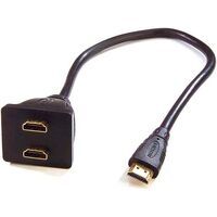 ShiverPeaks HDMI-Adapter Typ A -> 2x St/Bu