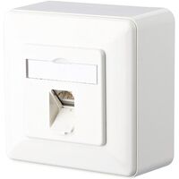 METZ CONNECT 130C370002-I - RJ-45 - 6a - -40 - 70 °C - White - ABS synthetics - 85 mm