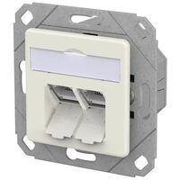 Metz Connect E-DAT C6A IDC 2 Port UPK reinw (130D381102-I)