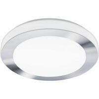 Eglo Leuchten LED-Wand- Deckenleuchte HV 16W D 385 chrom weiss CARPI IP44