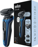 Braun Barzdaskut? Braun Shaver 61-B1500s Operating time (max) 50 min, Wet & Dry, M?lyna/Juodas