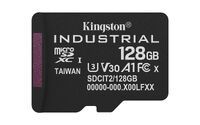 KINGSTON 128GB microSDXC Industrial C10 A1 pSLC Card Single Pack w/o Adapter (SDCIT2/128GBSP)