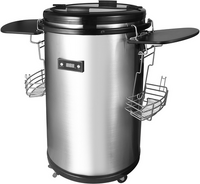 Be Cool Kühlbox BCPC50L+ Party Cooler edelstahl