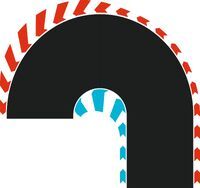Carrera Hybrid Hairpin Curve 180° L/R Autorennbahnen - Zubehör