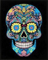Carletto Deutschland GmbH Diamond Painting Neon Totenkopf