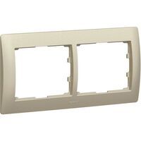 Legrand RAHMEN 2-FACH HORIZONTAL TITAN (771402 GALEA TI)