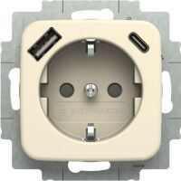 Busch-Jaeger SI SCHUKO/2XUSB-STD A+C WS (20 EUCB2USBAC-212)