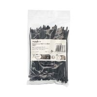 Nedis Kabelbinder / 140 mm / 100 Stück / Schwarz