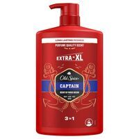 Multipack 2x Old Spice 3in1 Duschgel Captain 1000 ml