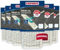 Leifheit 6er Set Wischbezug Profi XL cotton plus