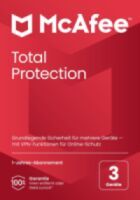 McAfee Total Protection, 3-Geräte, 1-Jahr, Windows/Mac/Android/iOS (Code in a Box)