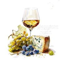 TI-FLAIR Lunch-Serviette "Vin & Fromage" 20er Pack - 12 Stück
