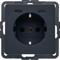 Berker Q.X SSD M.2F.USB-C 20W ANT.SAM (48156086)