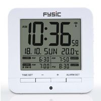 Fysic Digitaler Wecker mit Temperaturanzeige