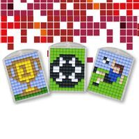 Pracht Creatives Hobby GmbH Pixel Spaß 3 Medaillons Fußball