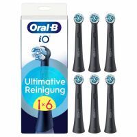 Oral-B iO Aufsteckbürsten Ultimative Reinigung BLACK 6er 