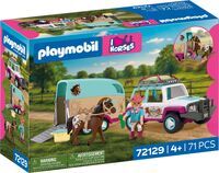 PLAYMOBIL Geländewagen mit Pferdeanhänger