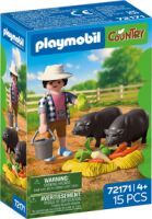 PLAYMOBIL Landwirt mit Hängebauchschwein
