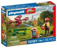 PLAYMOBIL Feuerwehr-Löschdrohne