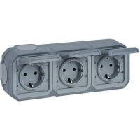 Legrand FRAP 3F VV-SSDO HZ SL GR (069743L  PLEXO NEW)