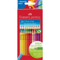 FABER-CASTELL Buntstift Colour Grip 24er Etui (112424)