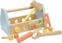 VEDES Großhandel GmbH - Ware Spielmaus Holz Werkzeugkiste 11-teilig