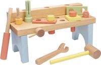 VEDES Großhandel GmbH - Ware Spielmaus Holz Werkbank 17-teilig
