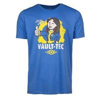 Fallout T-Shirt \"Okey Dokey\" Blue M Englisch