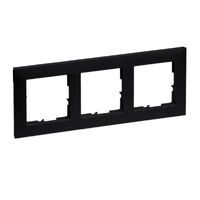 Legrand 3F.RAHMEN SCHWARZ LACKIERT (765373 SEANO)