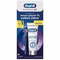 Oral-B Whitening Bundle 4io Aufsteckbürsten + Zahnpasta